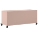 Mueble para TV acero laminado en frío rosa 100,5x39x43,5 cm