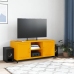 Mueble para TV acero laminado en frío amarillo 100,5x39x43,5 cm