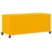 Mueble para TV acero laminado en frío amarillo 100,5x39x43,5 cm