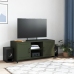 Mueble de TV de acero verde oliva 100,5x39x43,5 cm