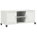 Mueble de TV acero blanco 100,5x39x43,5 cm