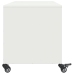 Mueble de TV acero blanco 100,5x39x43,5 cm