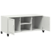 Mueble de TV acero blanco 100,5x39x43,5 cm