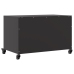 Mueble de TV acero negro 68x39x43,5 cm