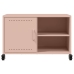 Mueble de TV acero rosa 68x39x43,5 cm