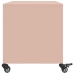 Mueble de TV acero rosa 68x39x43,5 cm