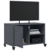 Mueble de TV acero gris antracita 68x39x43,5 cm