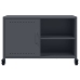 Mueble de TV acero gris antracita 68x39x43,5 cm