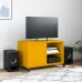 Mueble de TV acero amarillo mostaza 68x39x43,5 cm