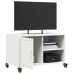 Mueble de TV acero blanco 68x39x43,5 cm