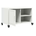 Mueble de TV acero blanco 68x39x43,5 cm