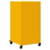 Aparador de acero amarillo mostaza 36x39x72 cm