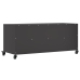 Mueble para TV acero laminado en frío negro 100,5x39x43,5 cm