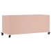 Mueble para TV acero laminado en frío rosa 100,5x39x43,5 cm