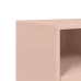 Mueble para TV acero laminado en frío rosa 100,5x39x43,5 cm