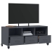 Mueble de TV acero gris antracita 100,5x39x43,5 cm