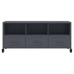 Mueble de TV acero gris antracita 100,5x39x43,5 cm