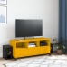 Mueble para TV acero laminado en frío amarillo 100,5x39x43,5 cm