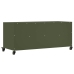 Mueble de TV de acero verde oliva 100,5x39x43,5 cm