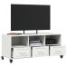 Mueble de TV acero blanco 100,5x39x43,5 cm