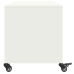 Mueble de TV acero blanco 100,5x39x43,5 cm