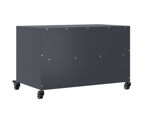 Mueble para TV acero laminado en frío antracita 68x39x43,5 cm