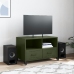 Mueble para TV acero laminado en frío verde oliva 68x39x43,5 cm