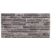 Paneles de pared 3D 10 unidades EPS gris antracita 100x50 cm