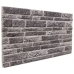 Paneles de pared 3D 10 unidades EPS gris antracita 100x50 cm