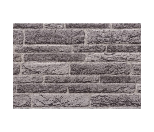 Paneles de pared 3D 10 unidades EPS gris antracita 100x50 cm