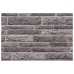 Paneles de pared 3D 10 unidades EPS gris antracita 100x50 cm