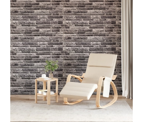 Paneles de pared 3D 10 unidades EPS gris antracita 100x50 cm