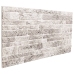 Paneles de pared 3D 10 unidades EPS gris claro 100x50 cm