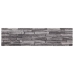 Paneles de pared 3D 14 unidades EPS gris antracita 100x25 cm