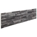 Paneles de pared 3D 14 unidades EPS gris antracita 100x25 cm