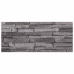 Paneles de pared 3D 14 unidades EPS gris antracita 100x25 cm