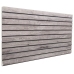 Paneles de pared 3D 5 unidades EPS gris 100x50 cm