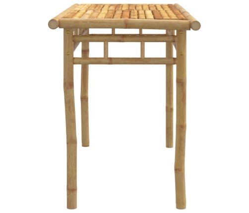 vidaXL Mesa de comedor de jardín bambú 110x55x75 cm