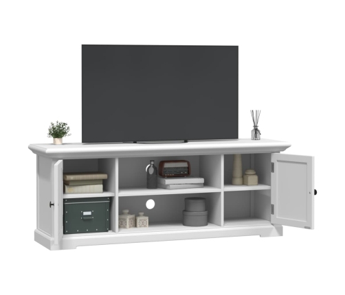 Mueble para TV madera de ingeniería blanco 110x30x41 cm