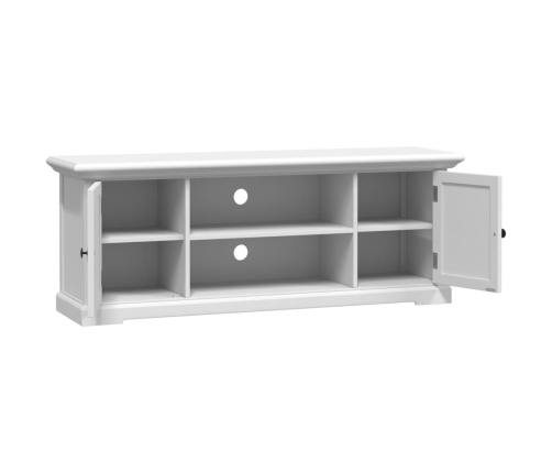 Mueble para TV madera de ingeniería blanco 110x30x41 cm