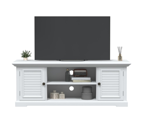 Mueble para TV madera de ingeniería blanco 110x30x41 cm