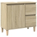 Armario de baño madera contrachapada roble Sonoma 65x33x60 cm