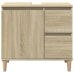 Armario de baño madera contrachapada roble Sonoma 65x33x60 cm