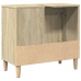 Armario de baño madera contrachapada roble Sonoma 65x33x60 cm