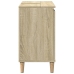 Armario de lavabo madera contrachapada roble Sonoma 58x33x60 cm