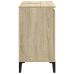 Armario de lavabo madera contrachapada roble Sonoma 58x33x60 cm