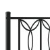 Estructura cama sin colchón con estribo metal negro 120x200 cm