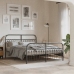 Estructura cama sin colchón con estribo metal negro 160x200 cm