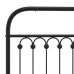 Estructura cama sin colchón con estribo metal negro 160x200 cm