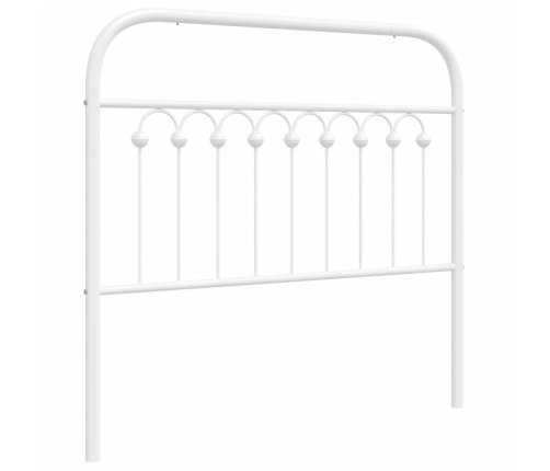 Cabecero de metal blanco 100 cm